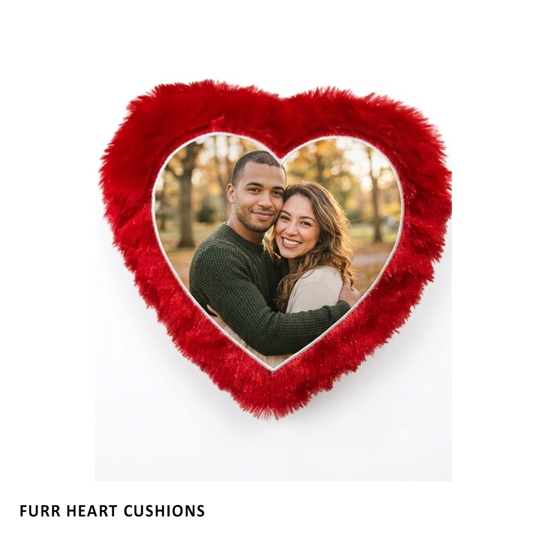 Customized Fur Cushions |  Birthday Gift | Anniversary Gift | Home Decoration